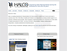 Tablet Screenshot of halco-sales.com
